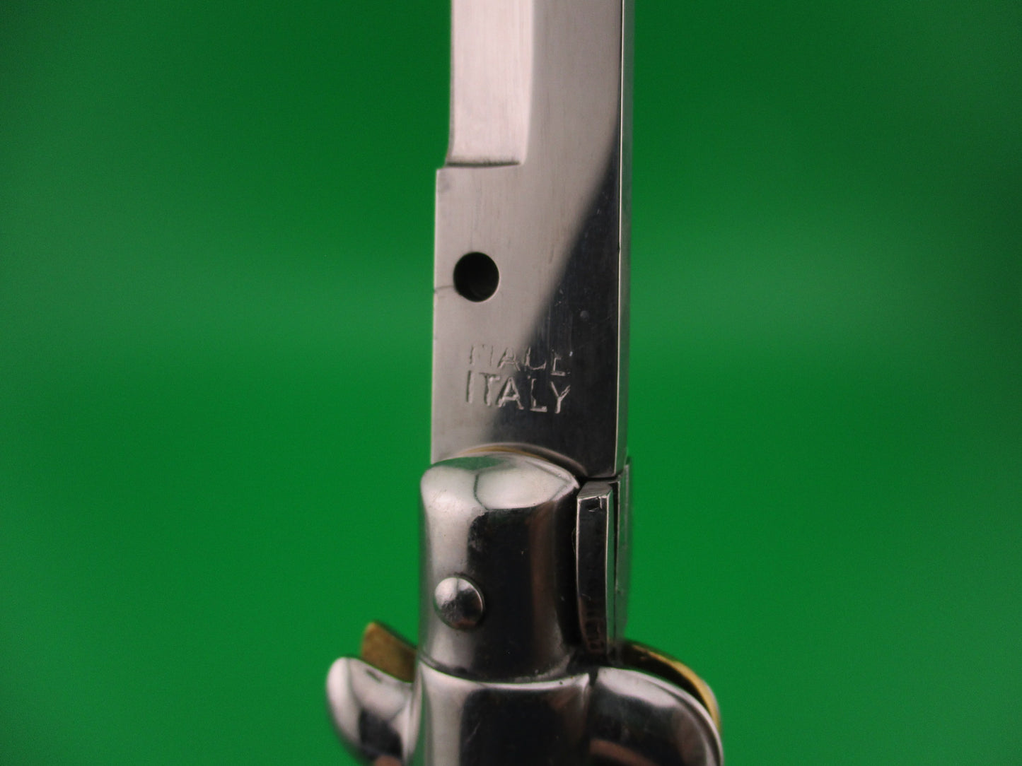 MADE ITALY 23cm Italian Swivel bolster stiletto vintage automatic knife