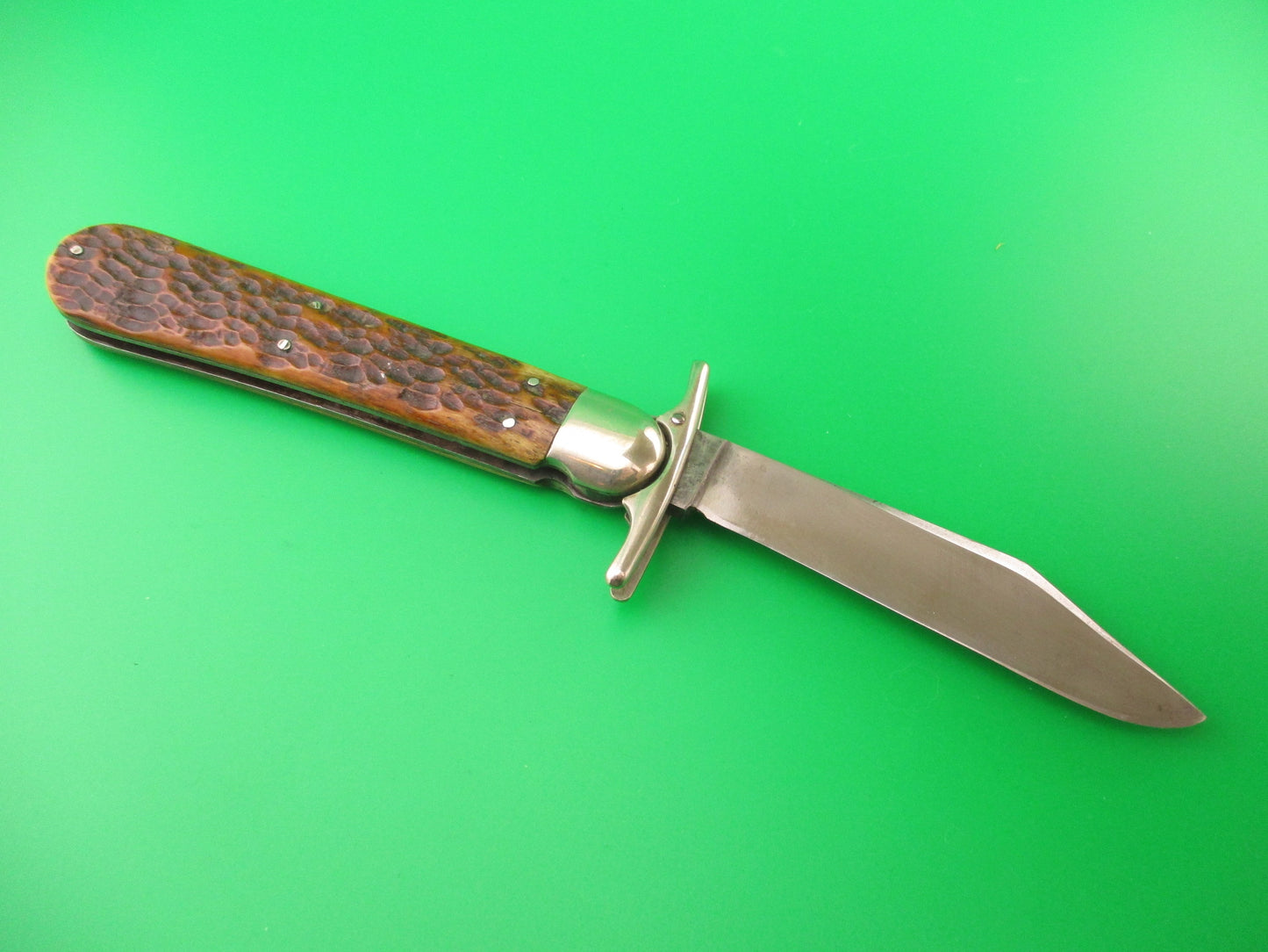 PRESS BUTTON KNIFE CO The VICTOR Antique switchblade knife