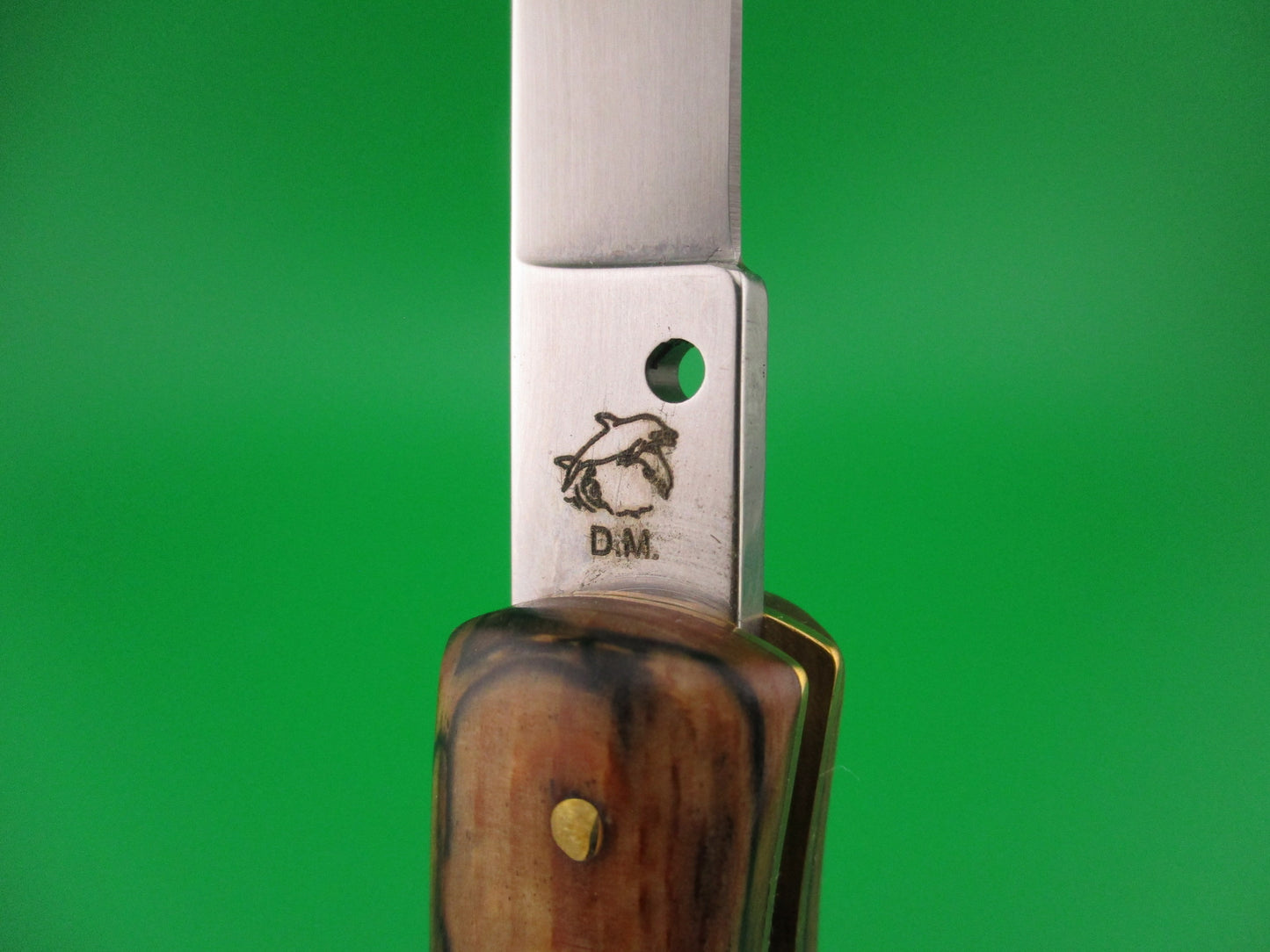 CEM MANIAGO 21cm Italian lockback Honey & Cream horn DM automatic knife