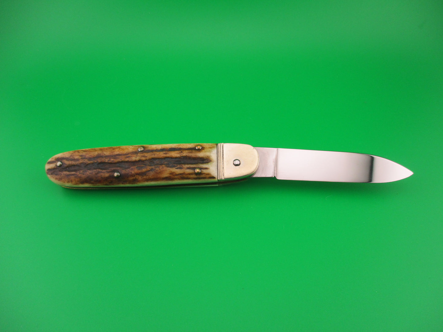 Hubertus SOLINGEN 10cm German Cigar Stag Lever automatic knife