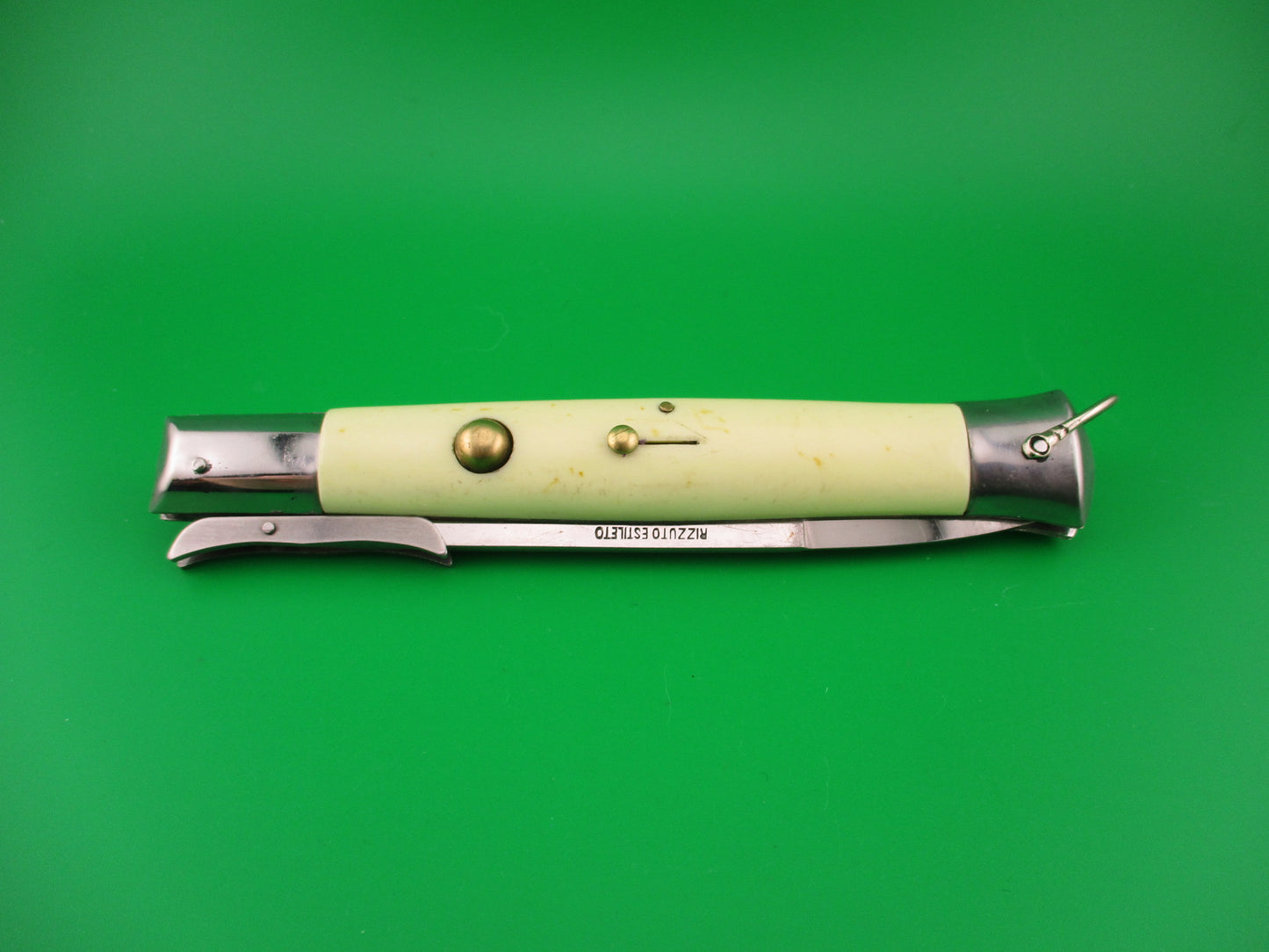 Rizzuto Estileto Milano 28cm Japanese Batwing White vintage automatic knife
