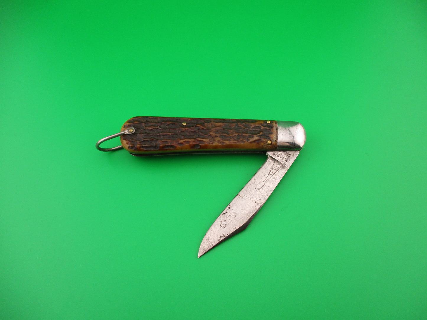 SCHRADE CUT CO M2 Bone WWII Paratrooper Military issue switchblade knife