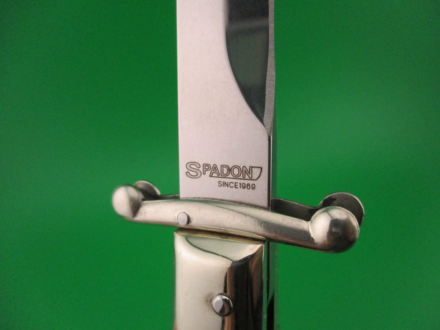 DM Dolphin SPADON 23cm Italian Swing Guard Abalone automatic knife
