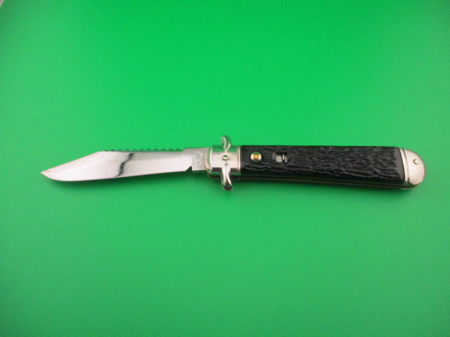 COLONIAL SHUR SNAP JUMBO JACK #3301 Black automatic knife