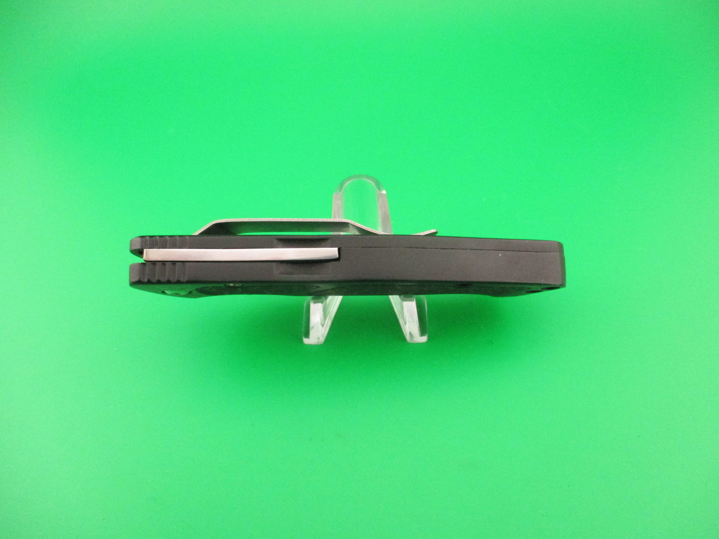 STAINLESS 8" COLT M-16 style Hidden Release DA Lockback automatic knife w Boot clip
