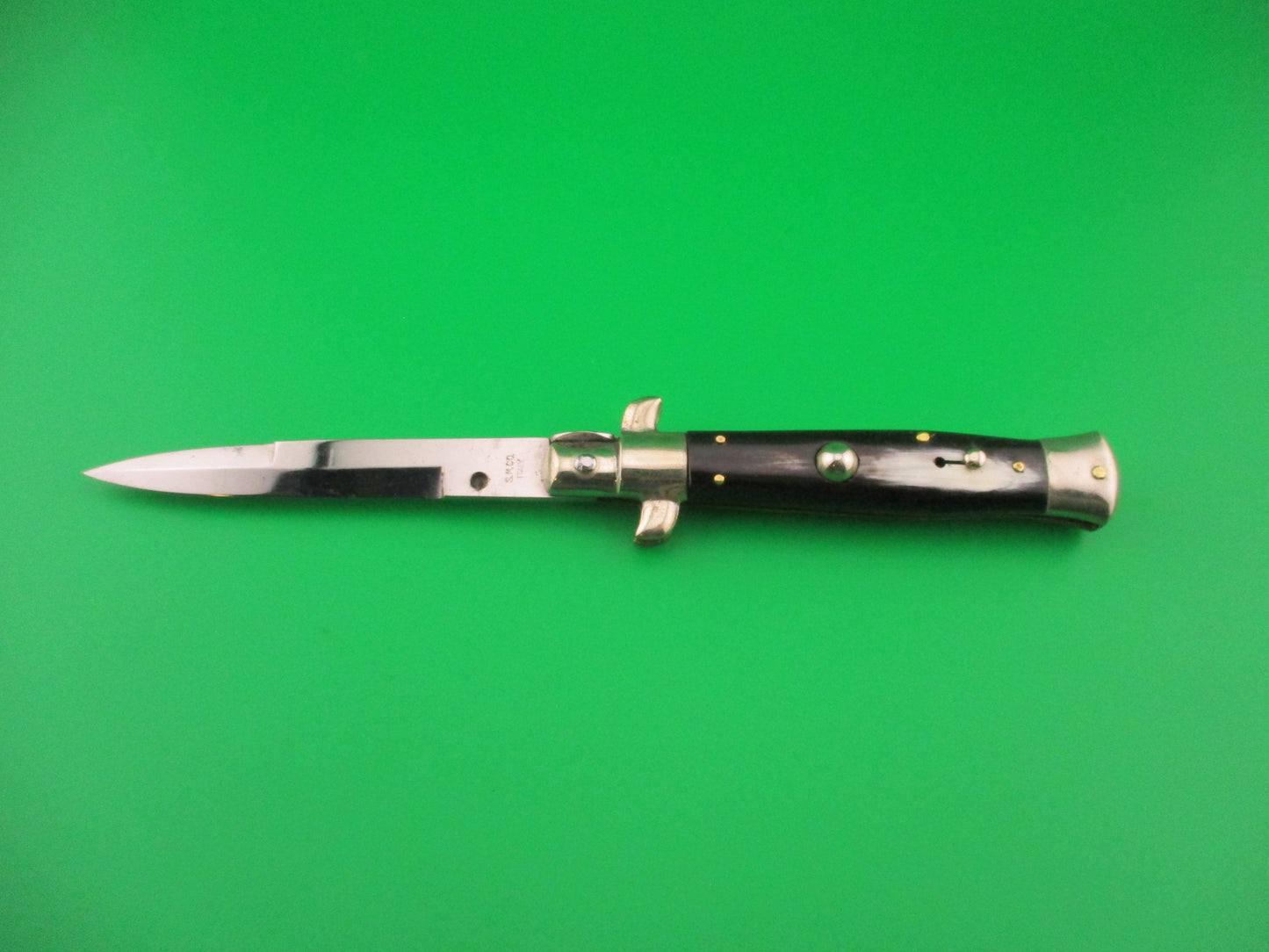 S.M.CO 18cm Italian Picklock 1950s vintage Bayonet blade automatic knife