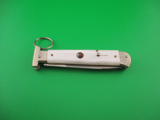 AGA CAMPOLIN 22cm Italian Pearlex Francese Ringpull automatic knife