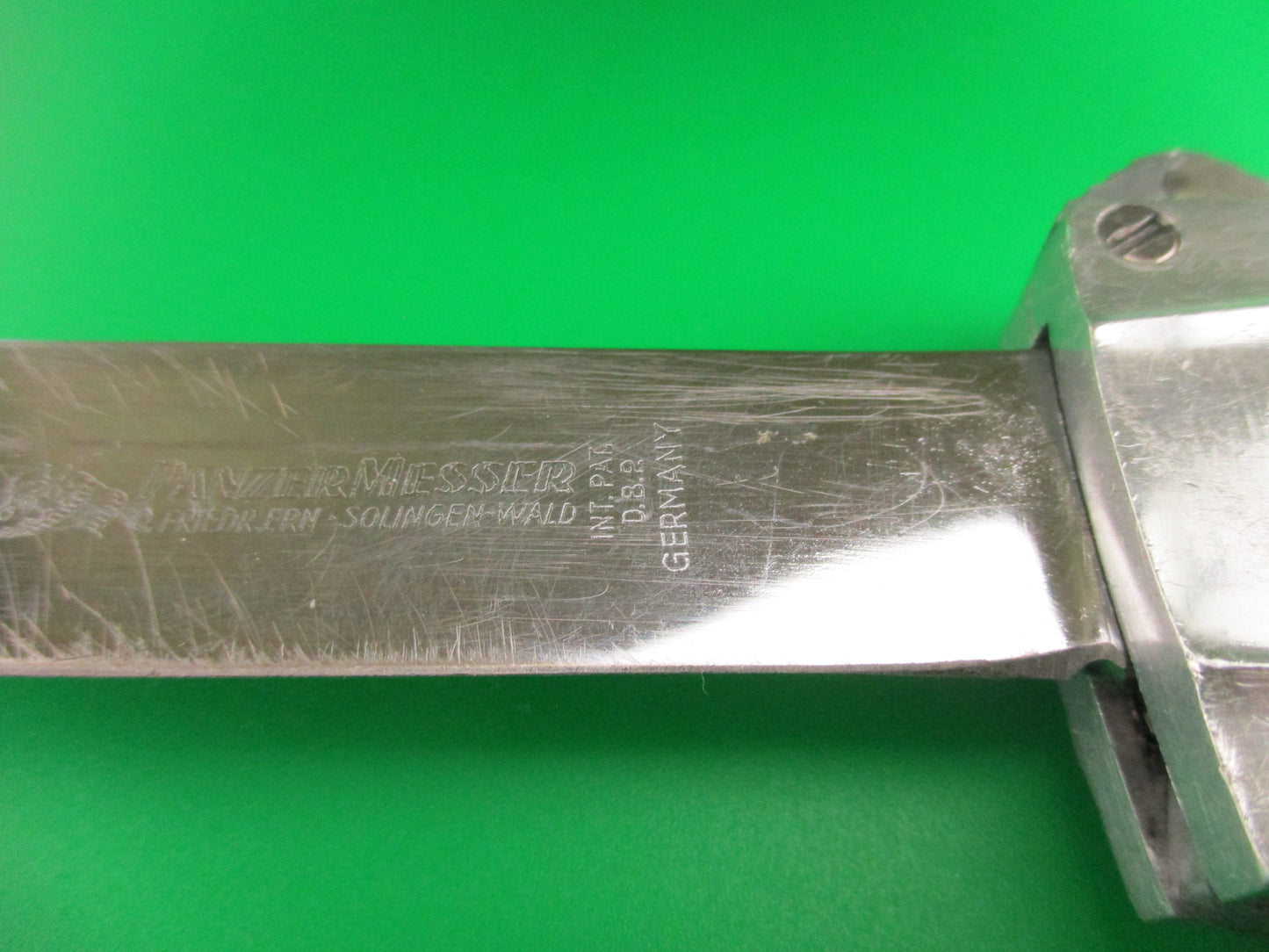 PANZER MESSER C.FRIEDR.ERN IND PAT D.B.P. GERMANY 23CM German DA OTF automatic knife