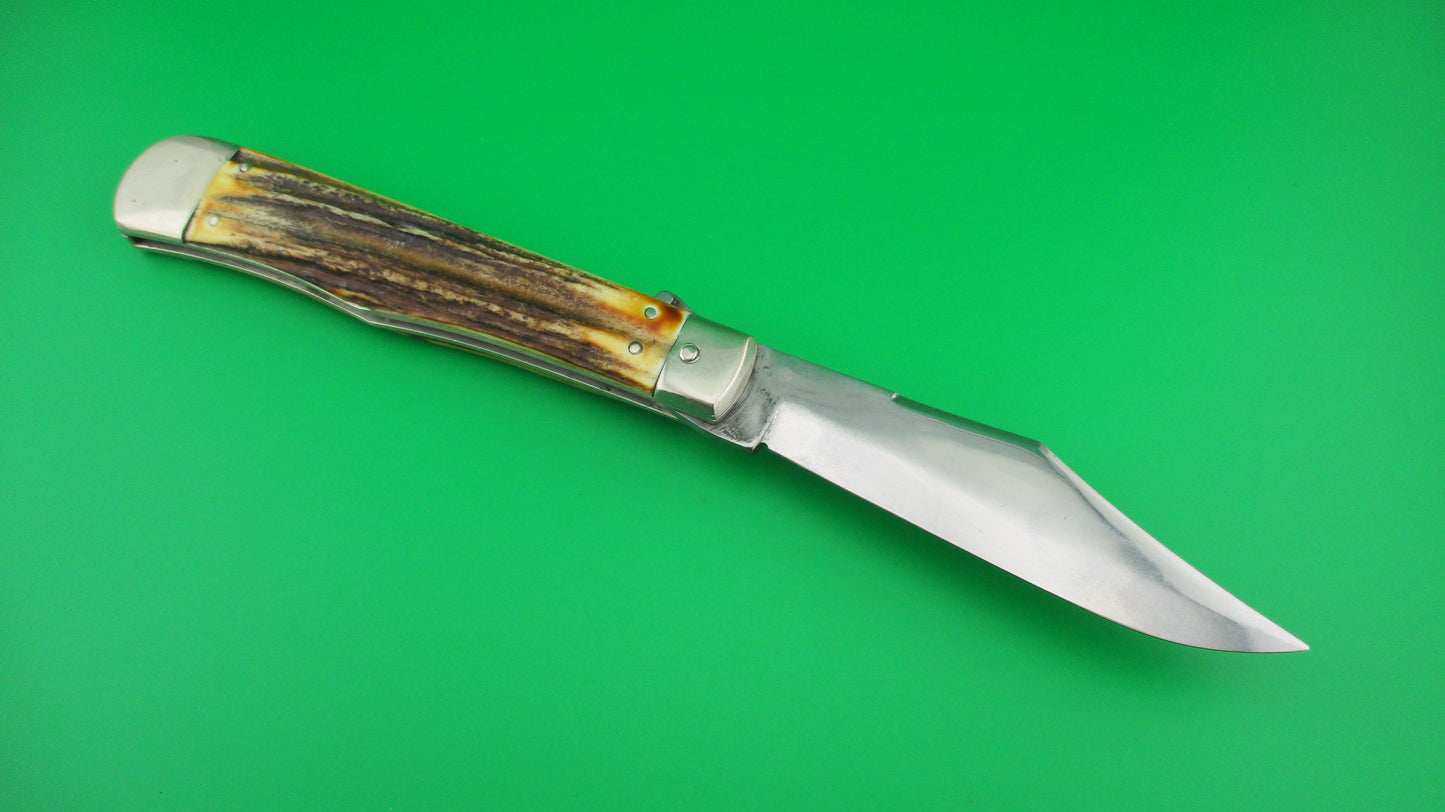 CASE TESTED XX 5171L Lever automatic knife w Stag handles