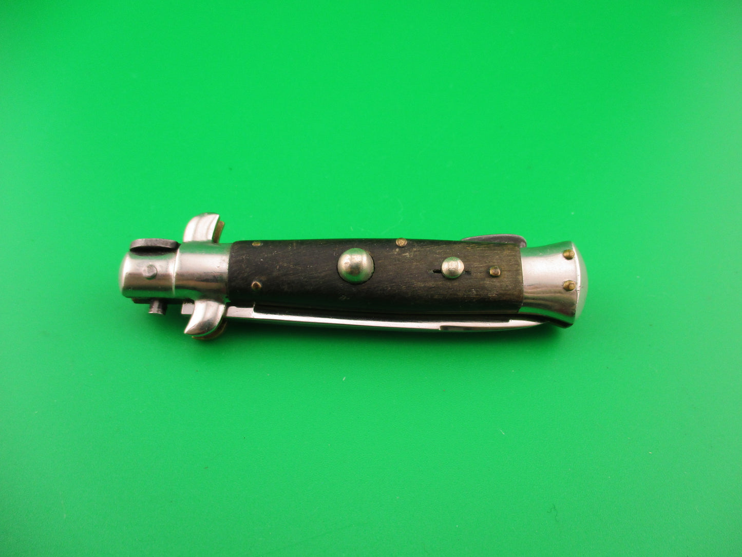 Rostfrei (slant) 14cm Italian Humpback Stiletto 1960s automatic knife