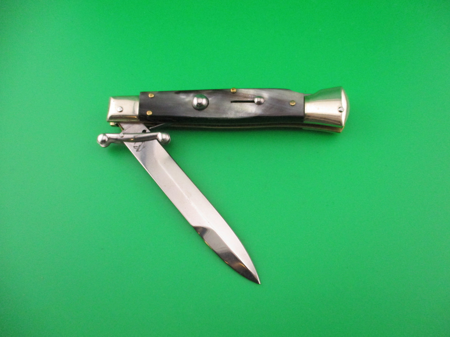 DM Dolphin SPADON 23cm Italian Swing Guard Horn automatic knife