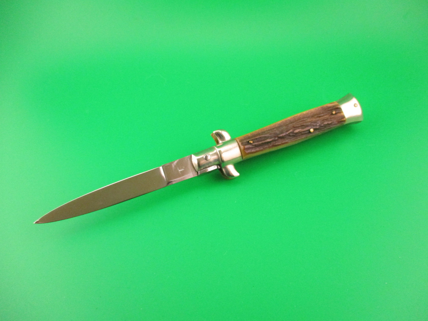 C JUL HERBERT ROSTFREI 18cm Italian Transitional Stiletto Stag Red Dot automatic