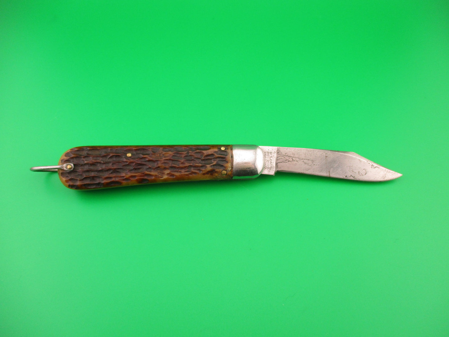 SCHRADE CUT CO M2 Bone WWII Paratrooper Military issue switchblade knife