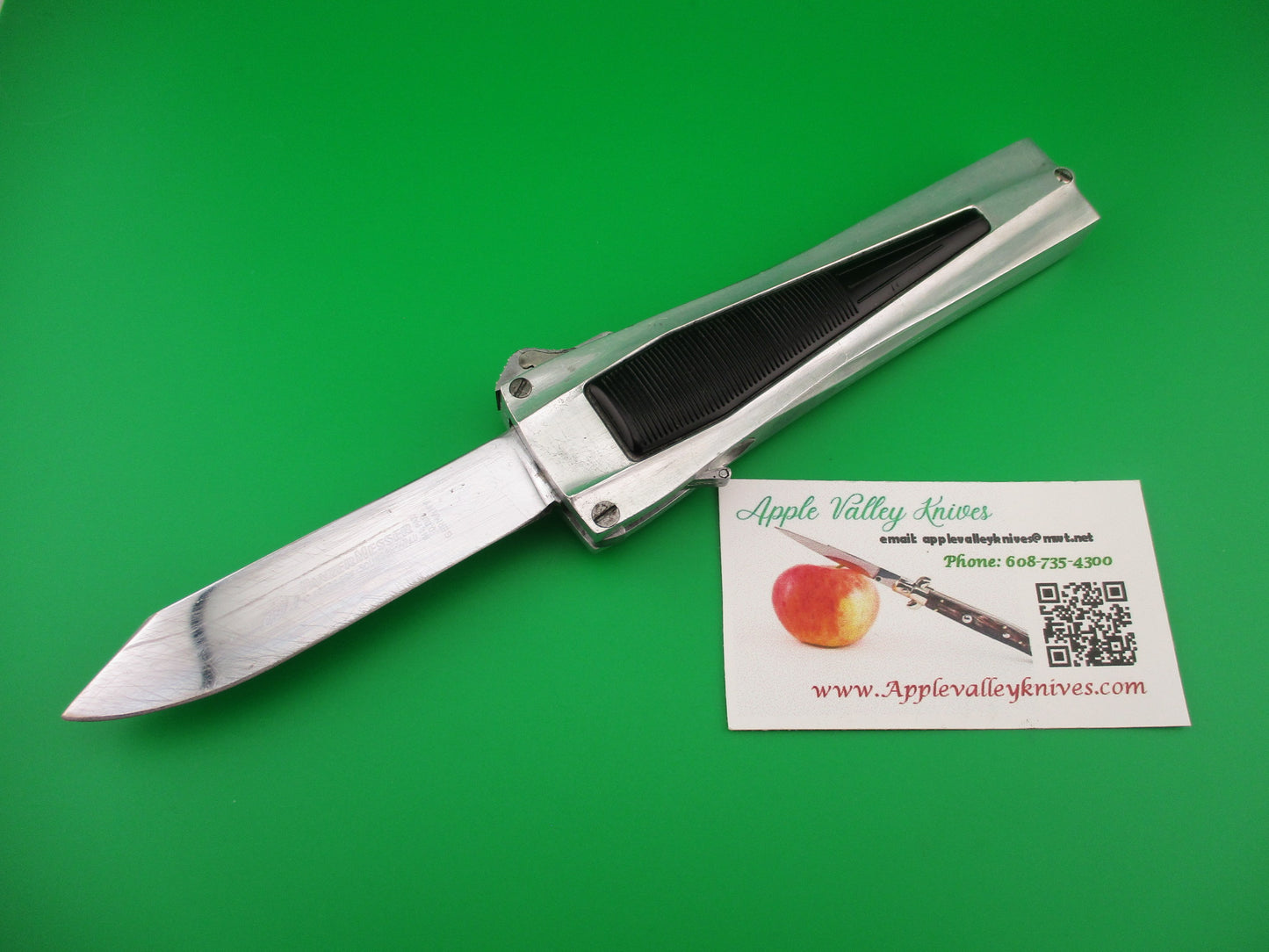 PANZER MESSER C.FRIEDR.ERN IND PAT D.B.P. GERMANY 23CM German DA OTF automatic knife