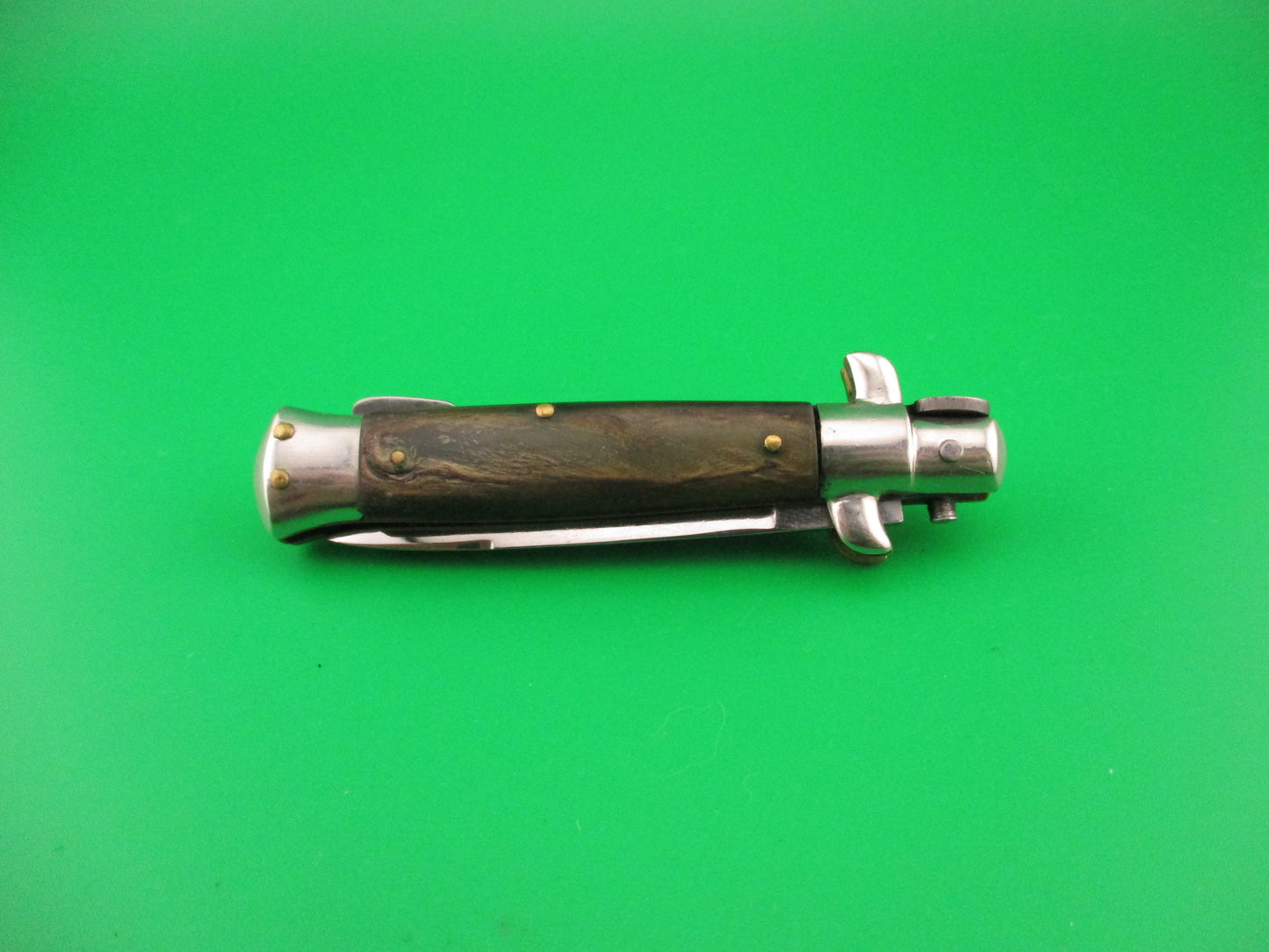 Rostfrei (slant) 14cm Italian Humpback Stiletto 1960s automatic knife