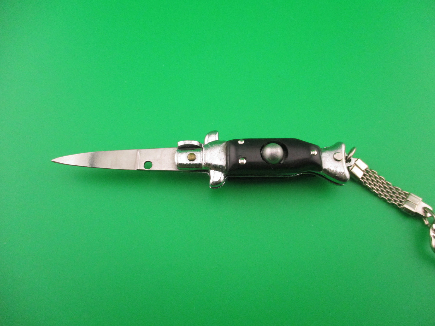 Mini Stiletto keychain knife 9cm Italian style vintage automatic knife