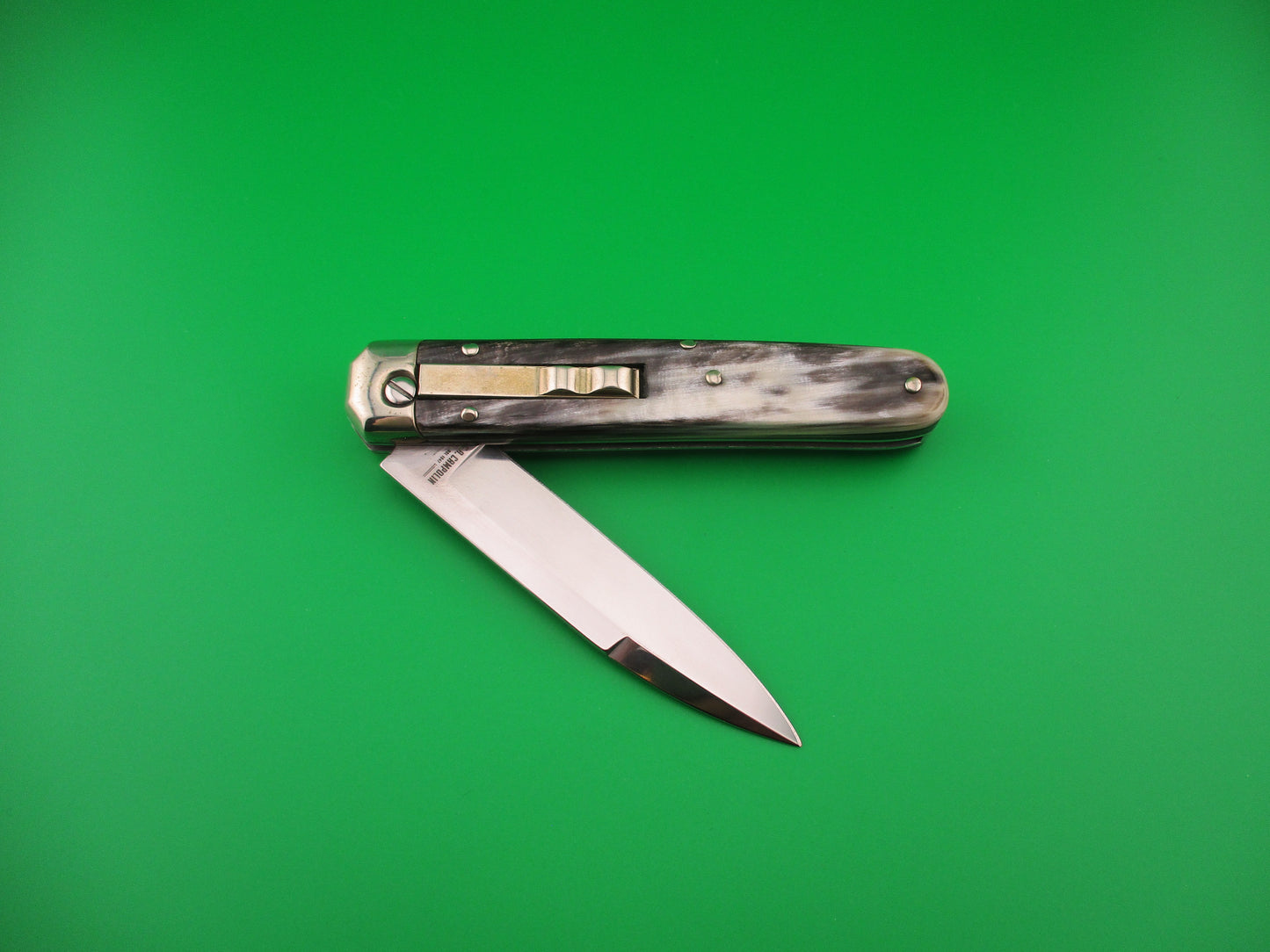 z AGA CAMPOLIN BARON 21cm Italian Brazilian horn Limited Edition 2022 Automatic knife