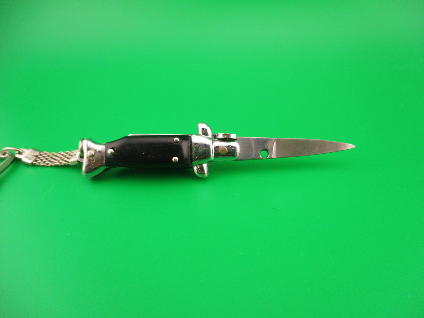 Mini Stiletto keychain knife 9cm Italian style vintage automatic knife
