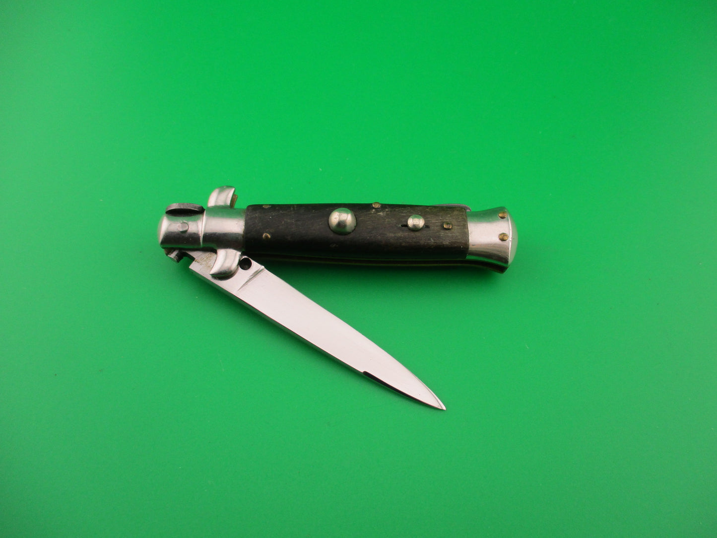 Rostfrei (slant) 14cm Italian Humpback Stiletto 1960s automatic knife