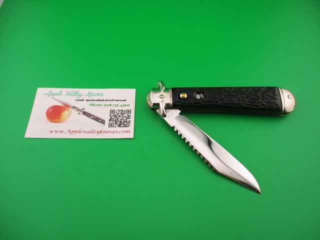 COLONIAL SHUR SNAP JUMBO JACK #3301 Black automatic knife