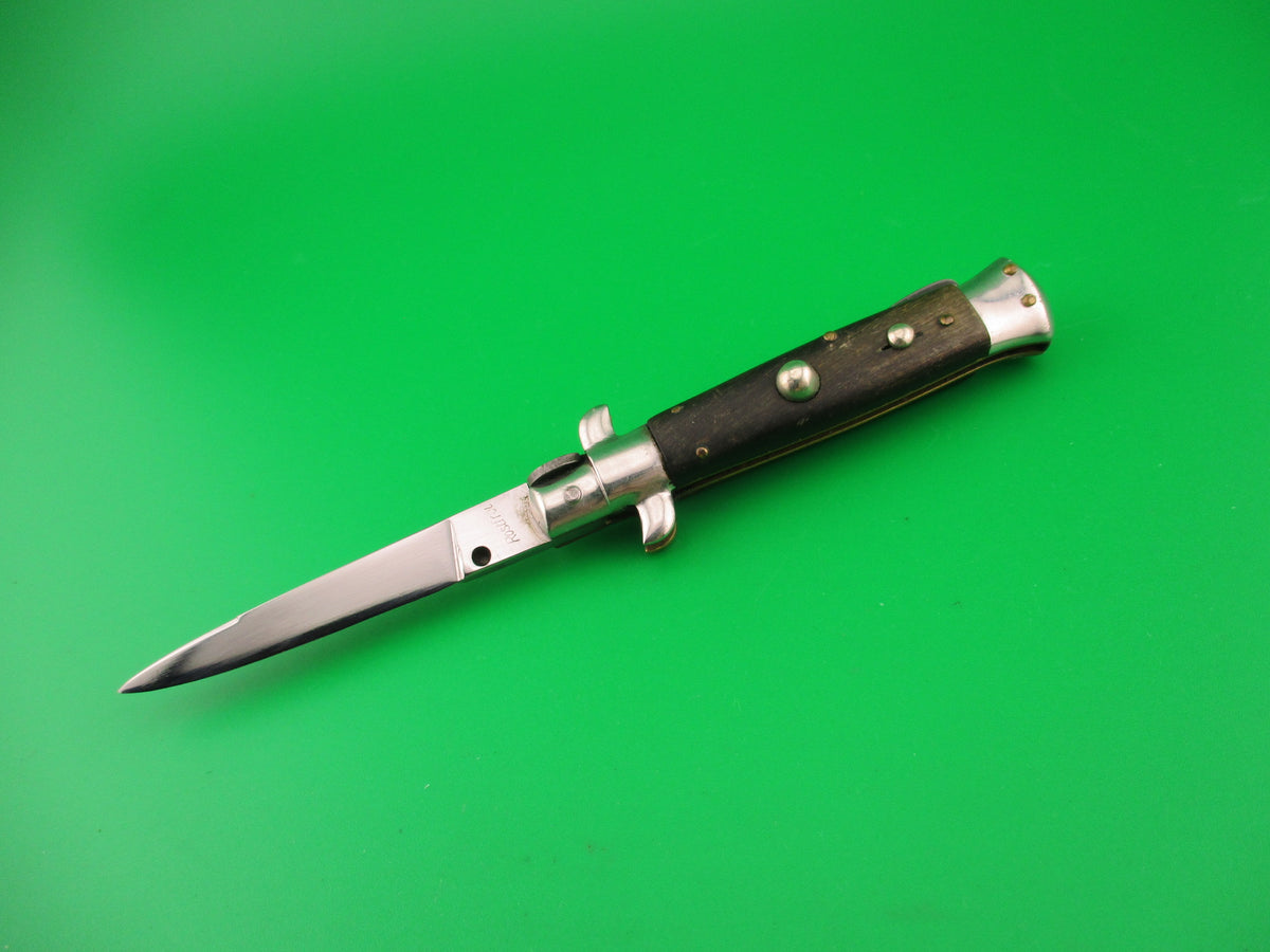 Rostfrei (slant) 14cm Italian Humpback Stiletto 1960s automatic knife
