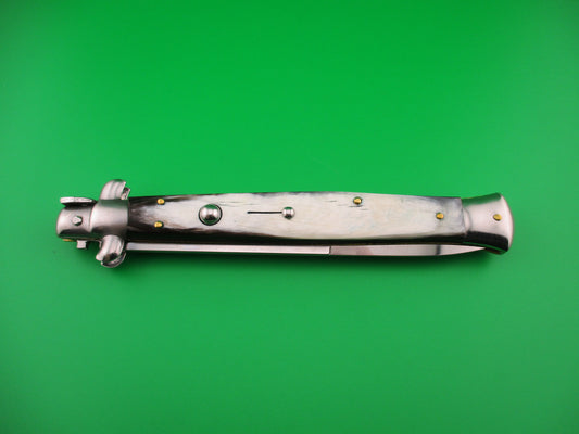 STILETTO ITALY 33cm Italian Stiletto Brazilian horn switchblade knife