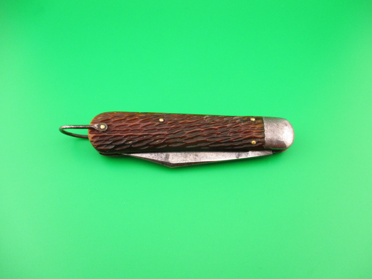 SCHRADE CUT CO M2 Bone WWII Paratrooper Military issue switchblade knife
