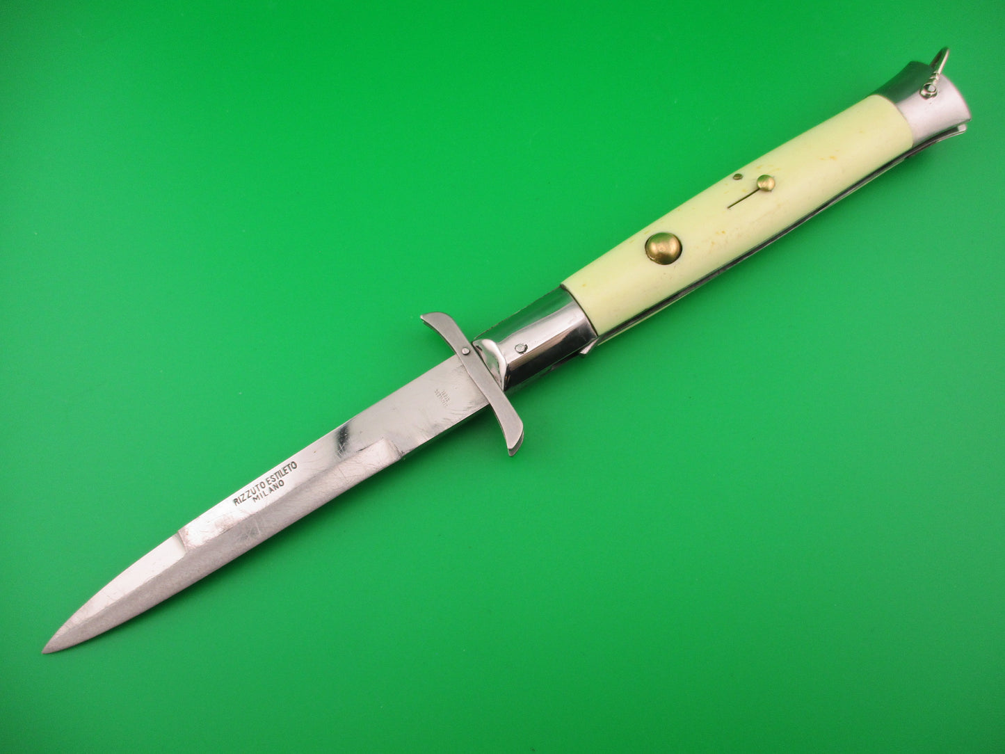 Rizzuto Estileto Milano 28cm Japanese Batwing White vintage automatic knife