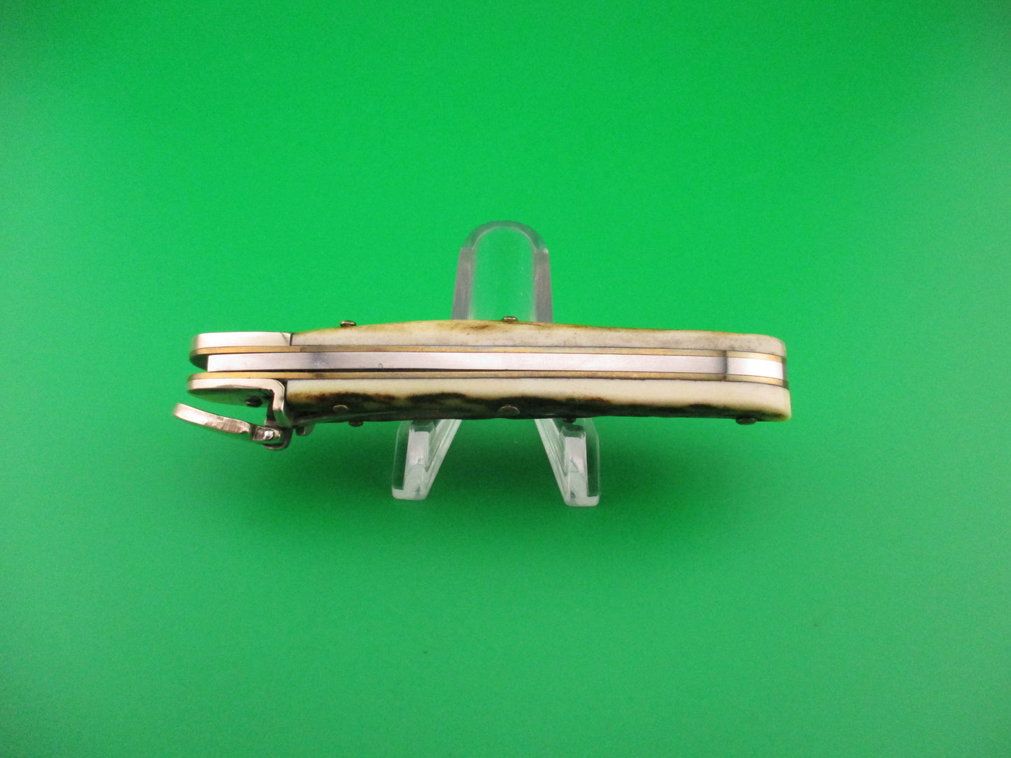 Hubertus SOLINGEN 10cm German Cigar Stag Lever automatic knife