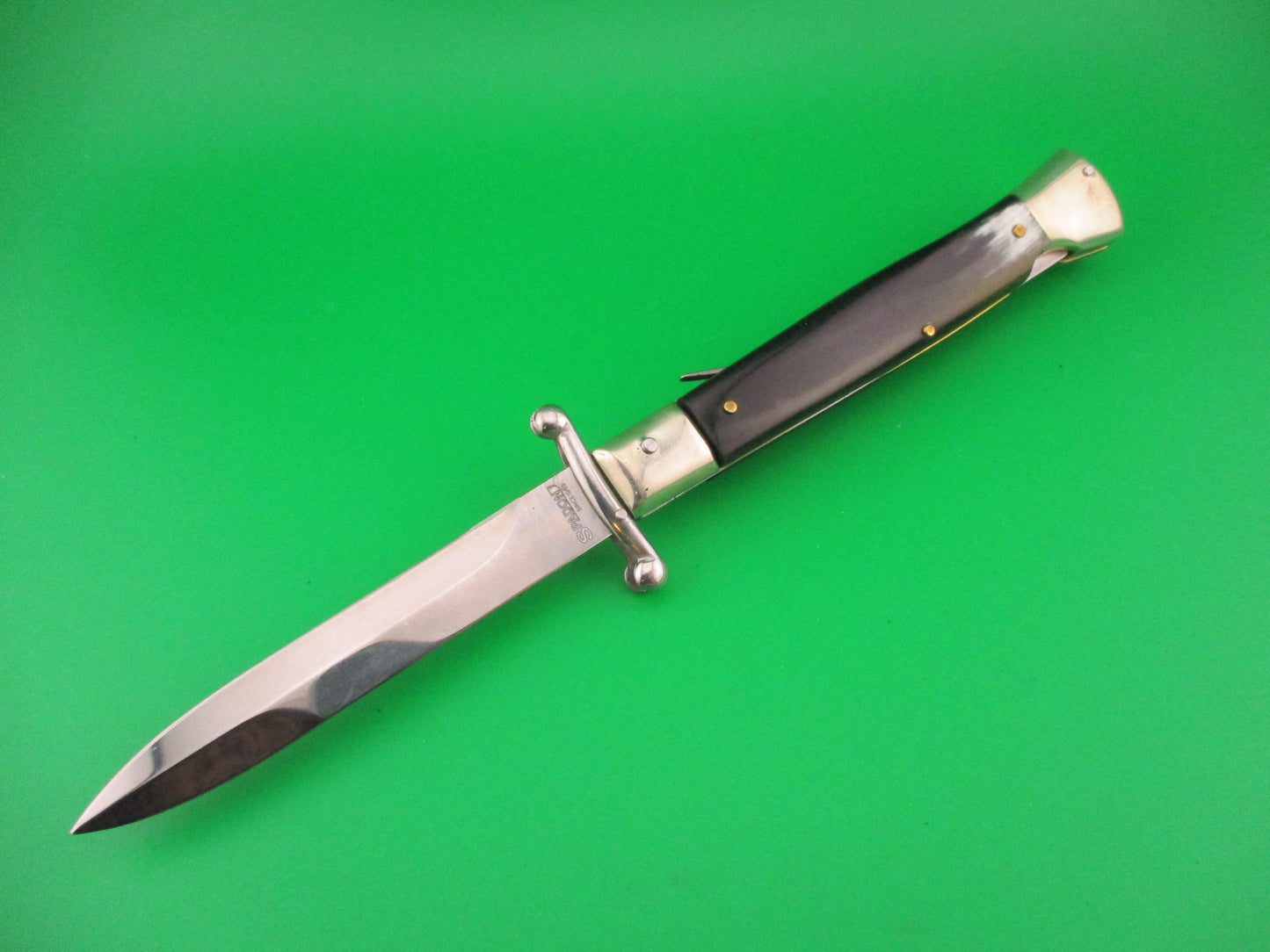 DM Dolphin SPADON 23cm Italian Swing Guard Horn automatic knife