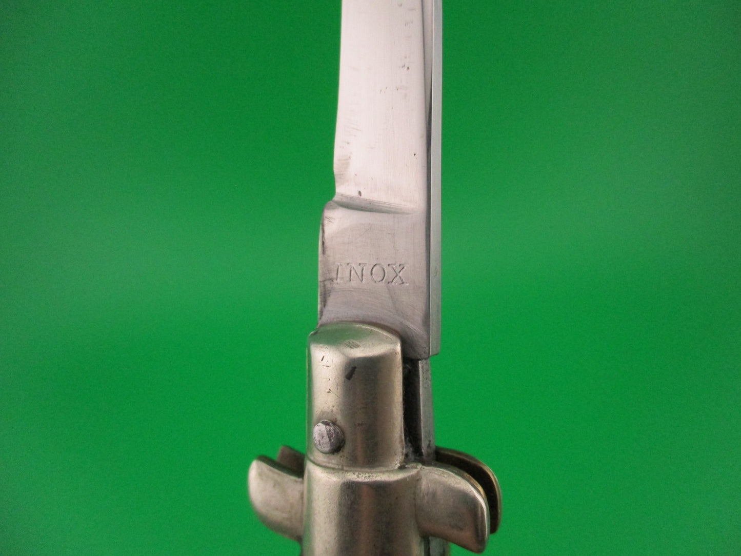 INOX PATENT 20cm Italian BO/BC Stag vintage 1960s automatic knife