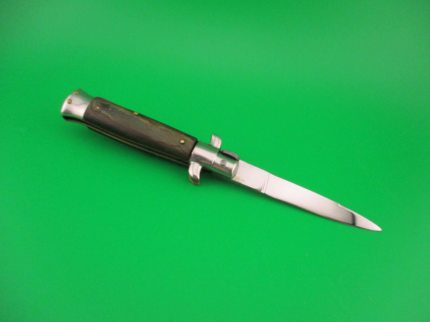 Rostfrei (slant) 14cm Italian Humpback Stiletto 1960s automatic knife