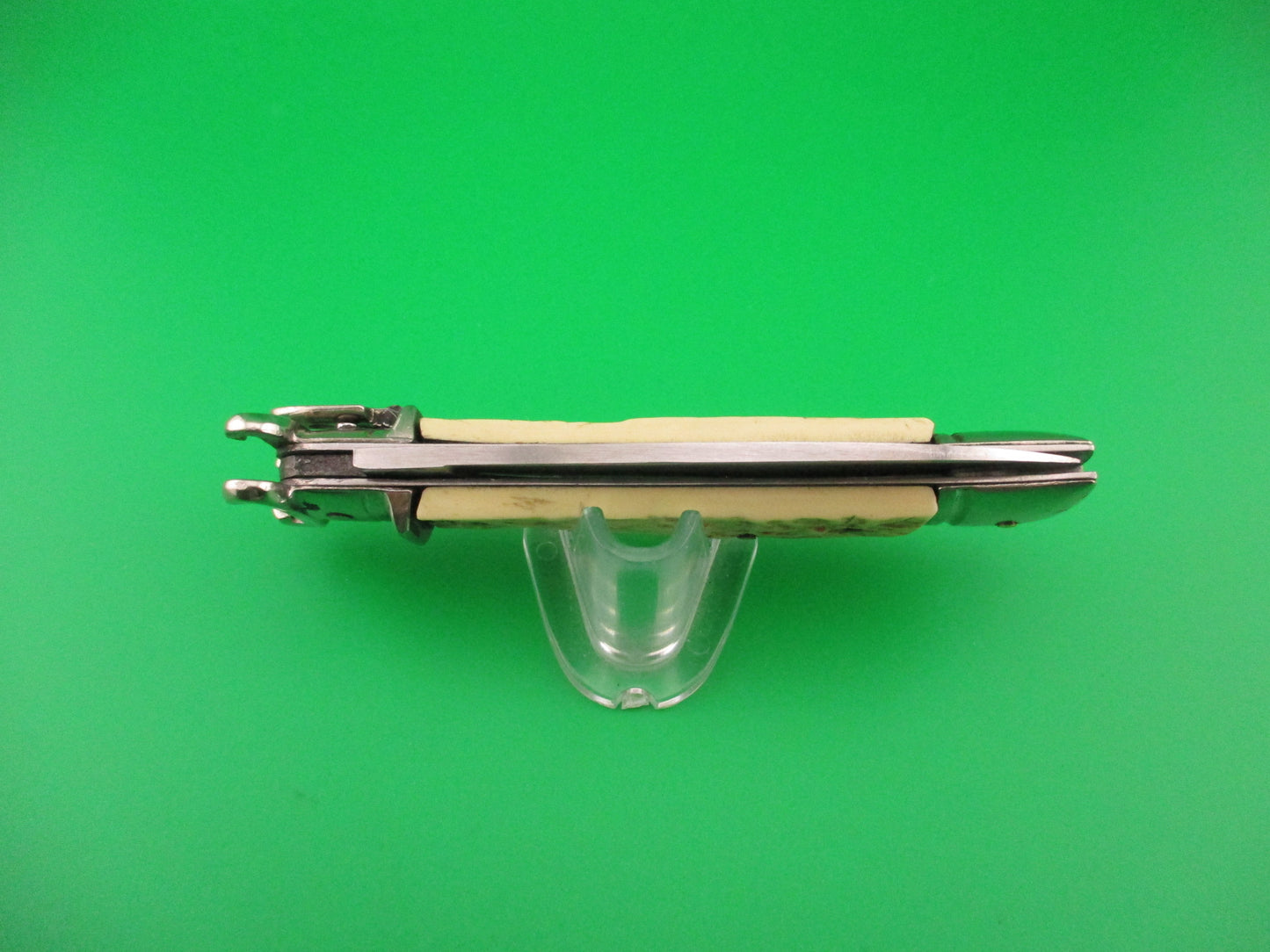 Jndiana (Indiana) INOX 20cm Italian Lever Shell puller Imitation stag automatic knife