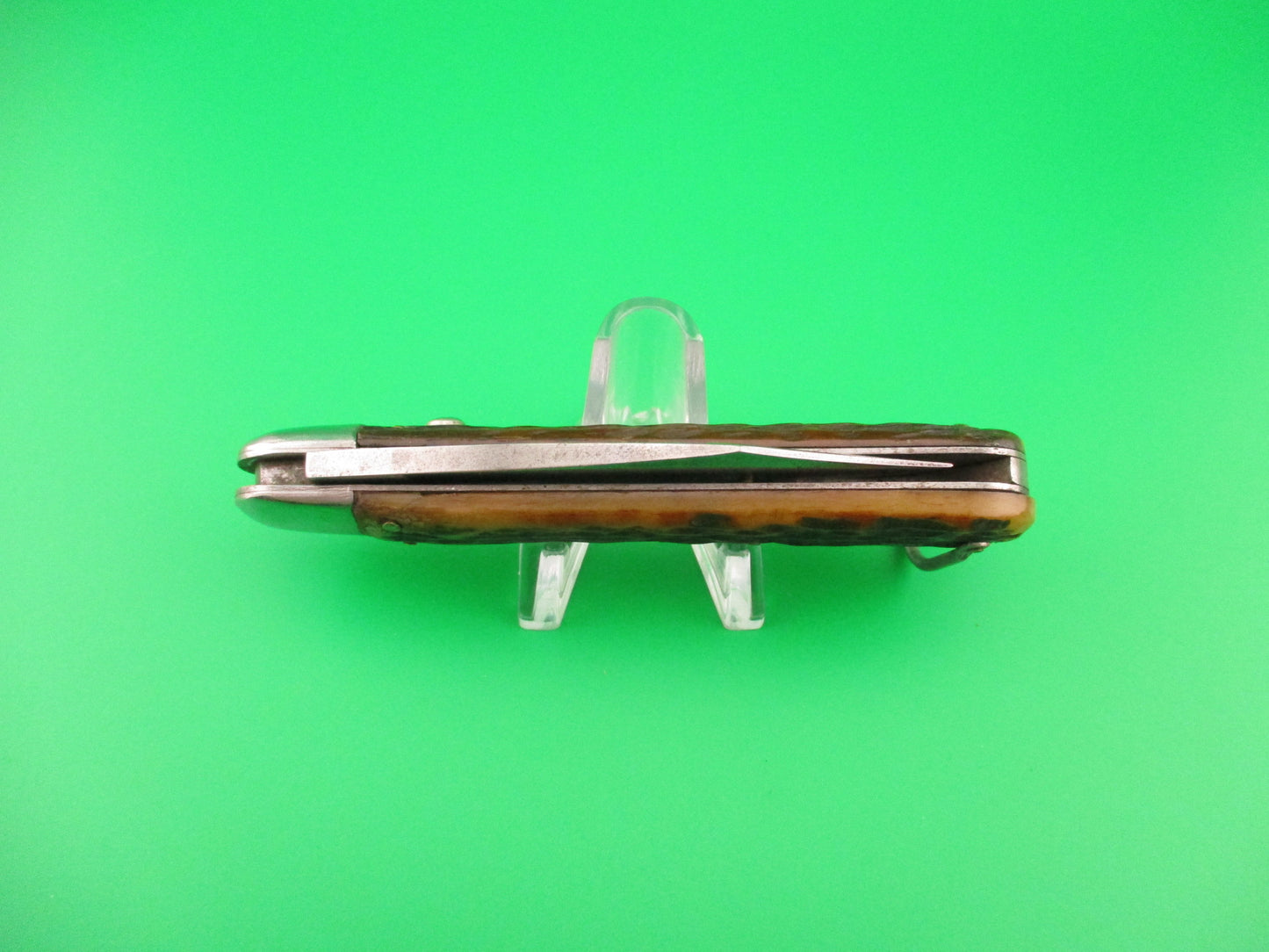 SCHRADE CUT CO M2 Bone WWII Paratrooper Military issue switchblade knife