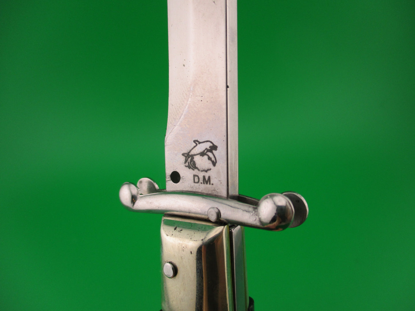 DM Dolphin SPADON 23cm Italian Swing Guard Horn automatic knife