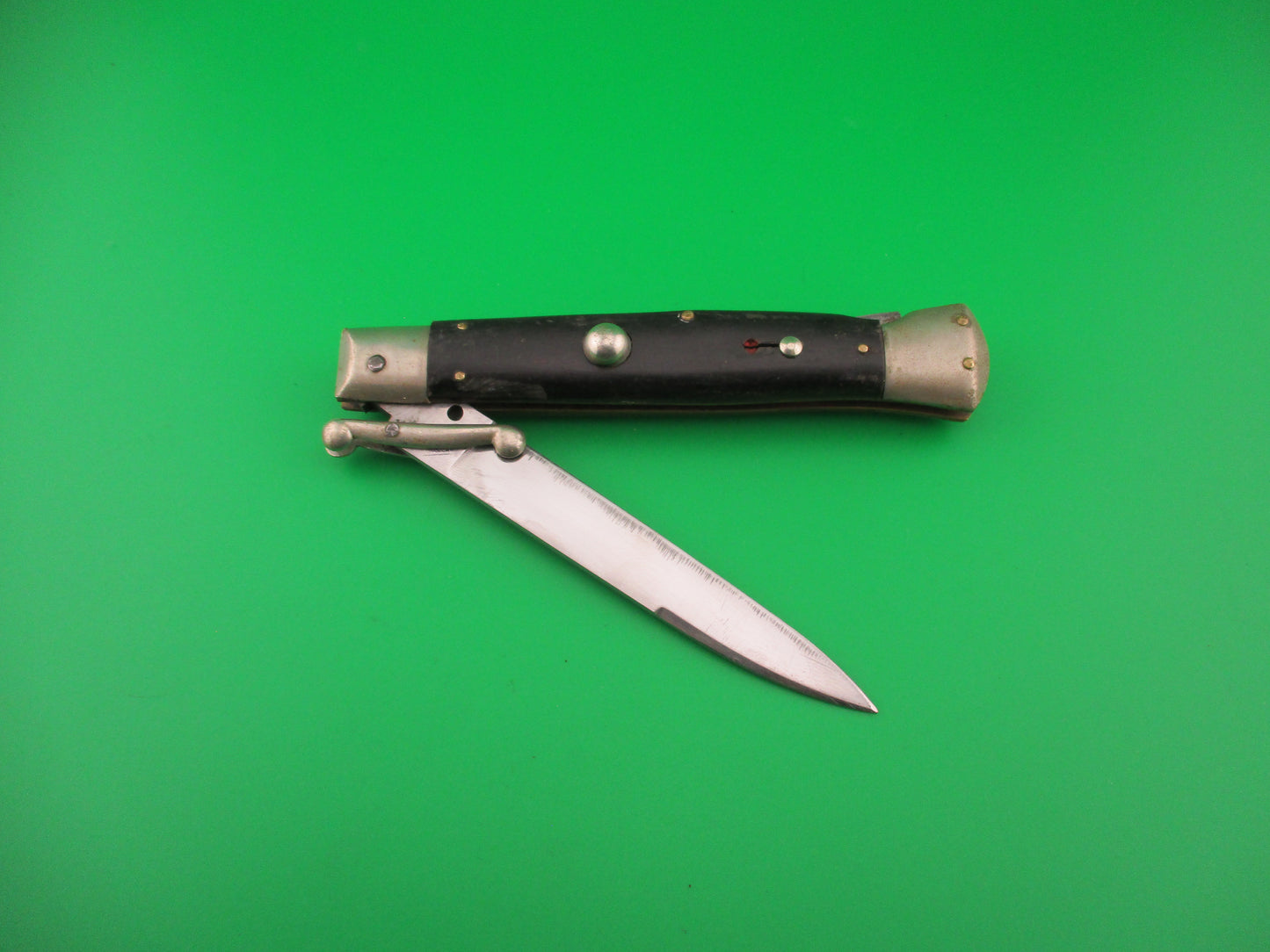 IRN Ich Rostenie PATENT 23cm Italian Swing Guard Horn Red Dot automatic knife