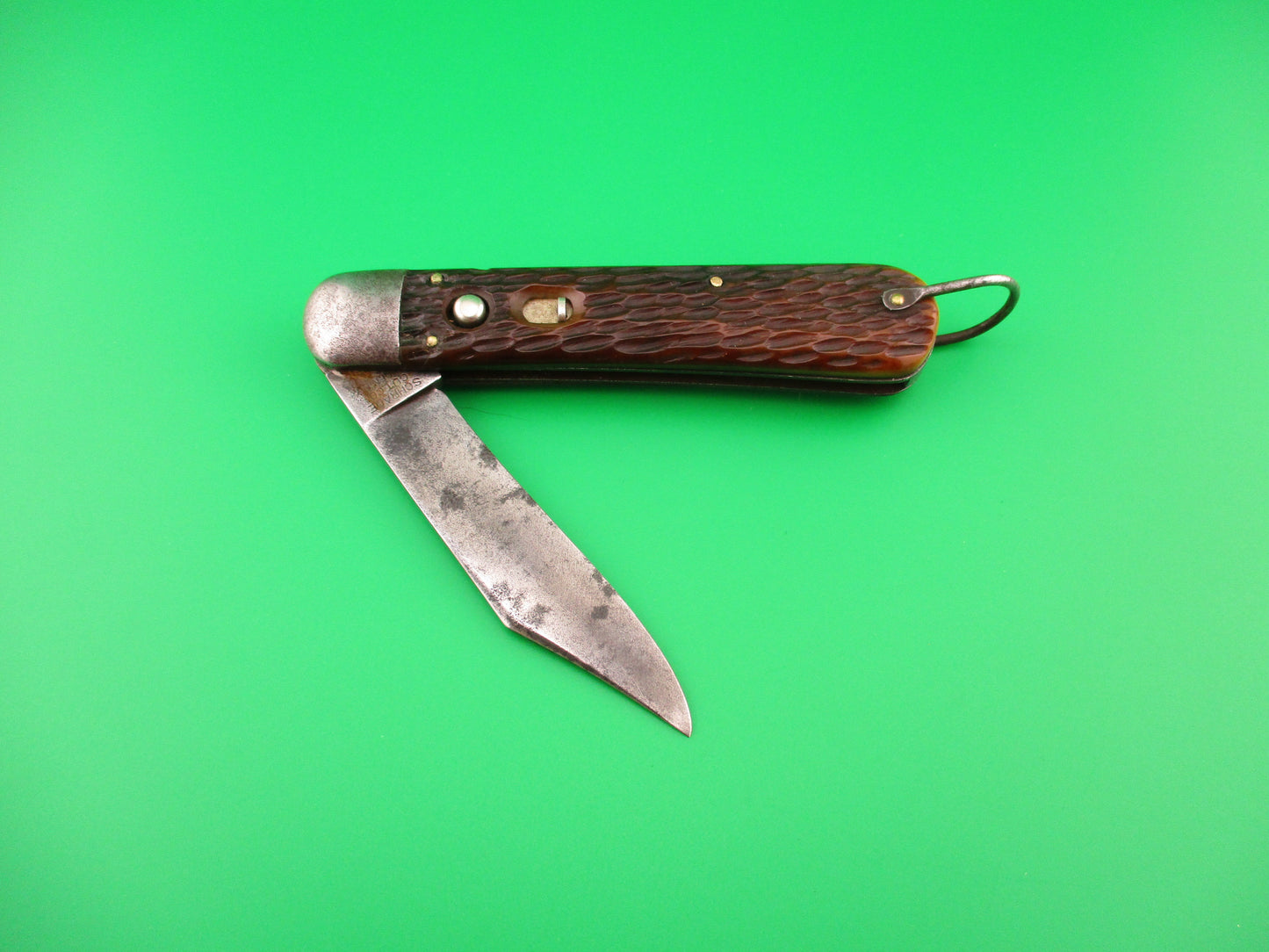 SCHRADE CUT CO M2 Bone WWII Paratrooper Military issue switchblade knife