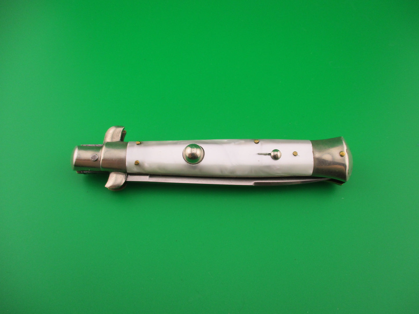 PATENT 22cm Italian BoBc Pearlex vintage automatic knife