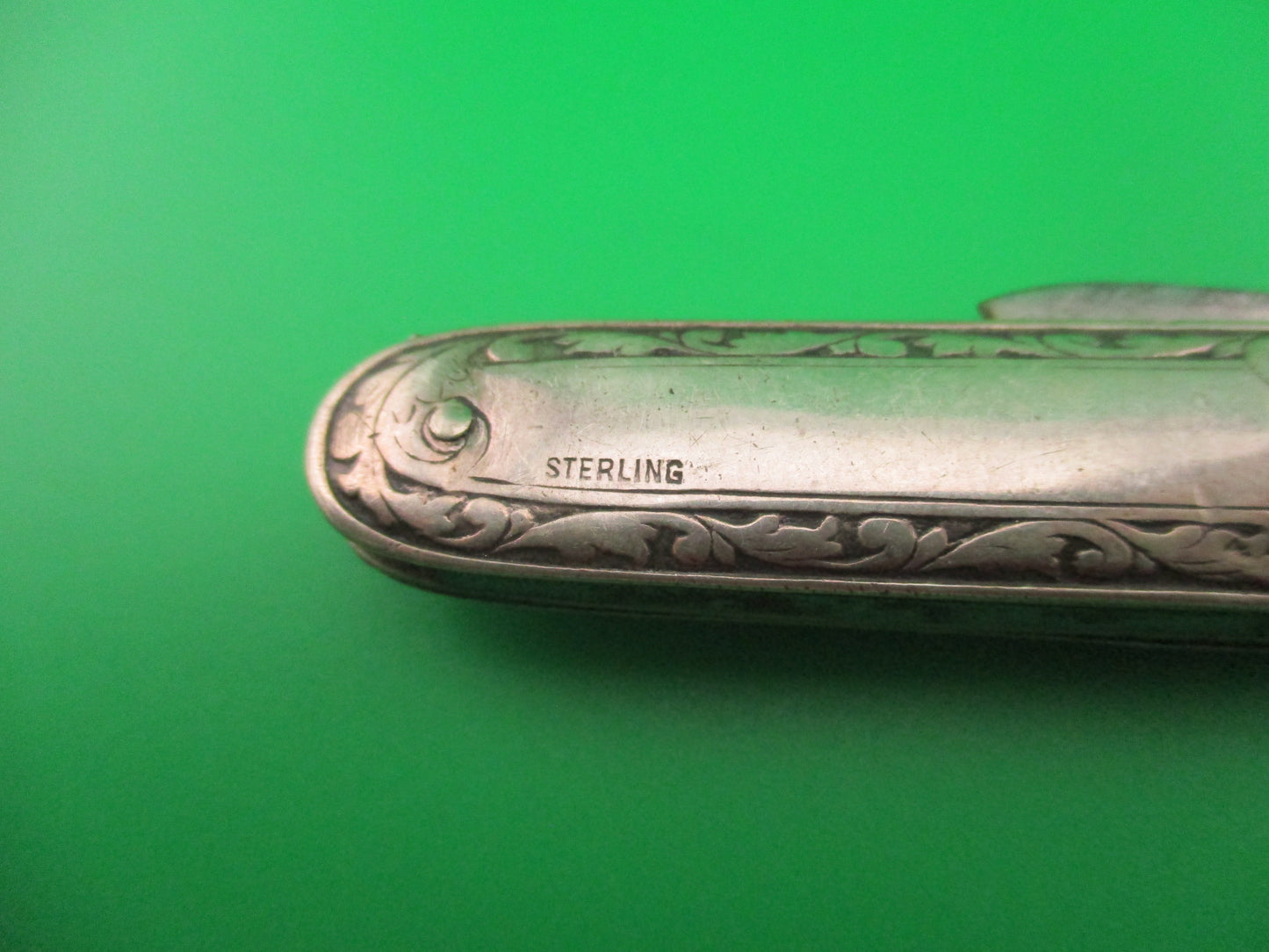 Schrade Cut Co Medium double Sterling Silver Deluxe automatic knife SS740D