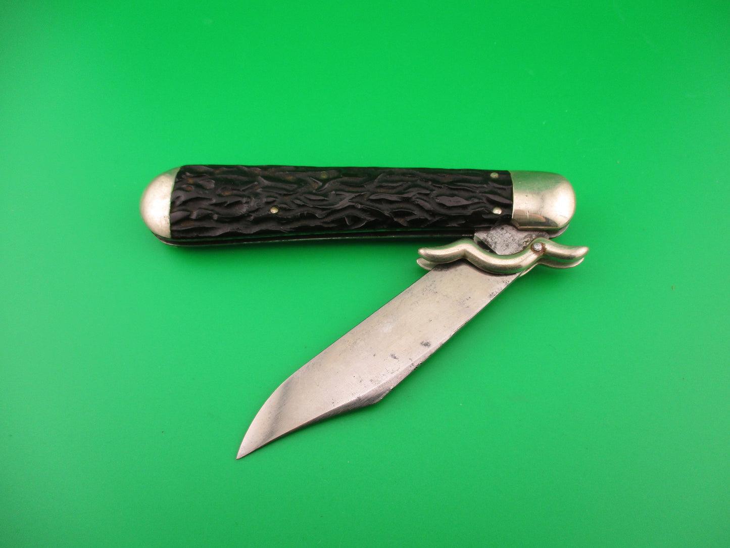 Flylock Vintage Hunter Lazy W folding guards automatic knife #11004