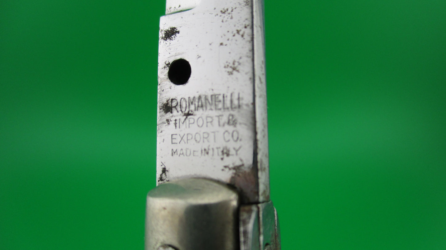 ROMANELLI IMPORT & EXPORT CO MADE IN ITALY 21cm Italian Picklock Vintage 1950s switchblade