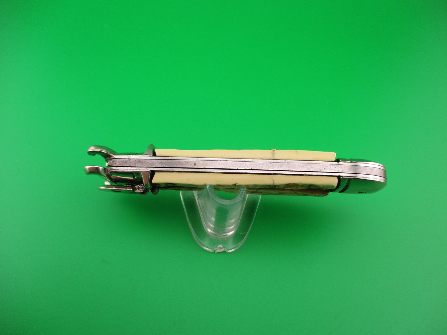 Jndiana (Indiana) INOX 20cm Italian Lever Shell puller Imitation stag automatic knife