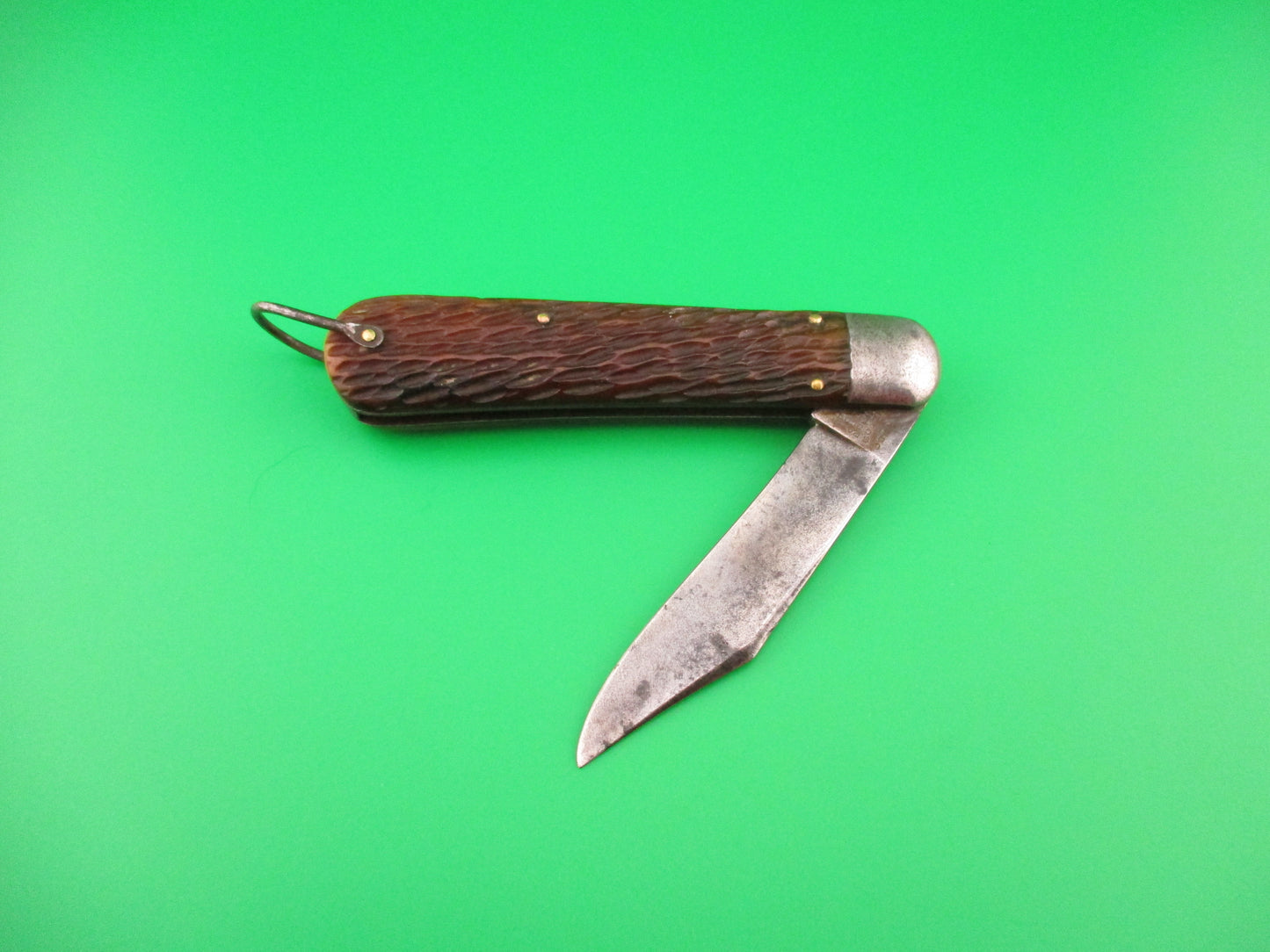 SCHRADE CUT CO M2 Bone WWII Paratrooper Military issue switchblade knife