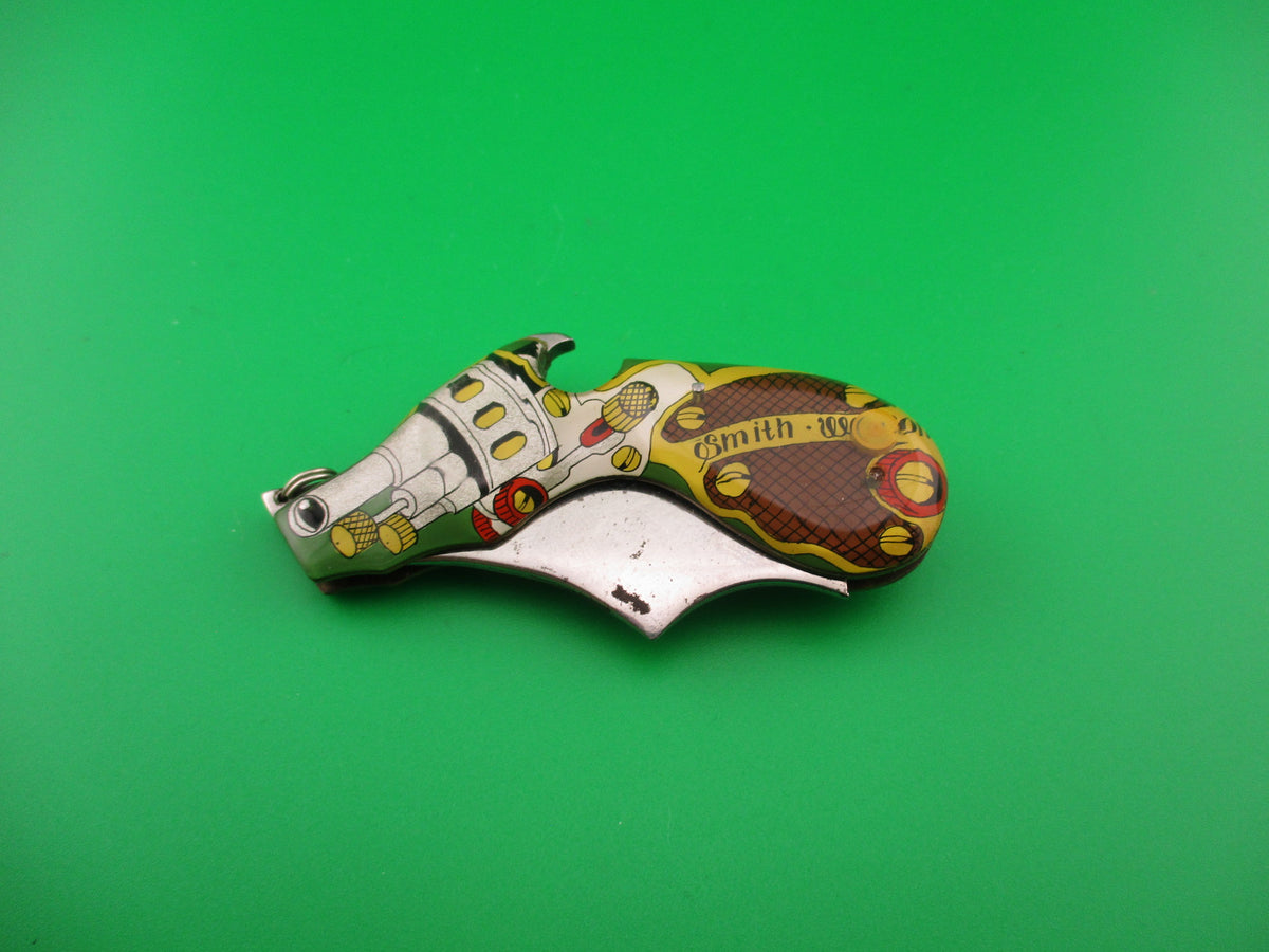 Tiny Russian RPK 12cm Smith & Wesson artwork vintage automatic knife