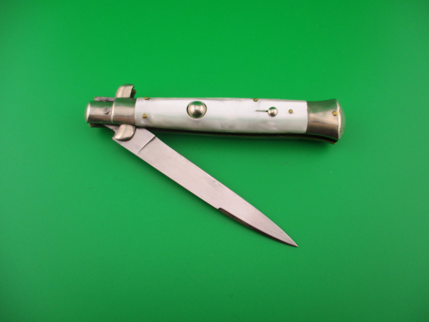 PATENT 22cm Italian BoBc Pearlex vintage automatic knife