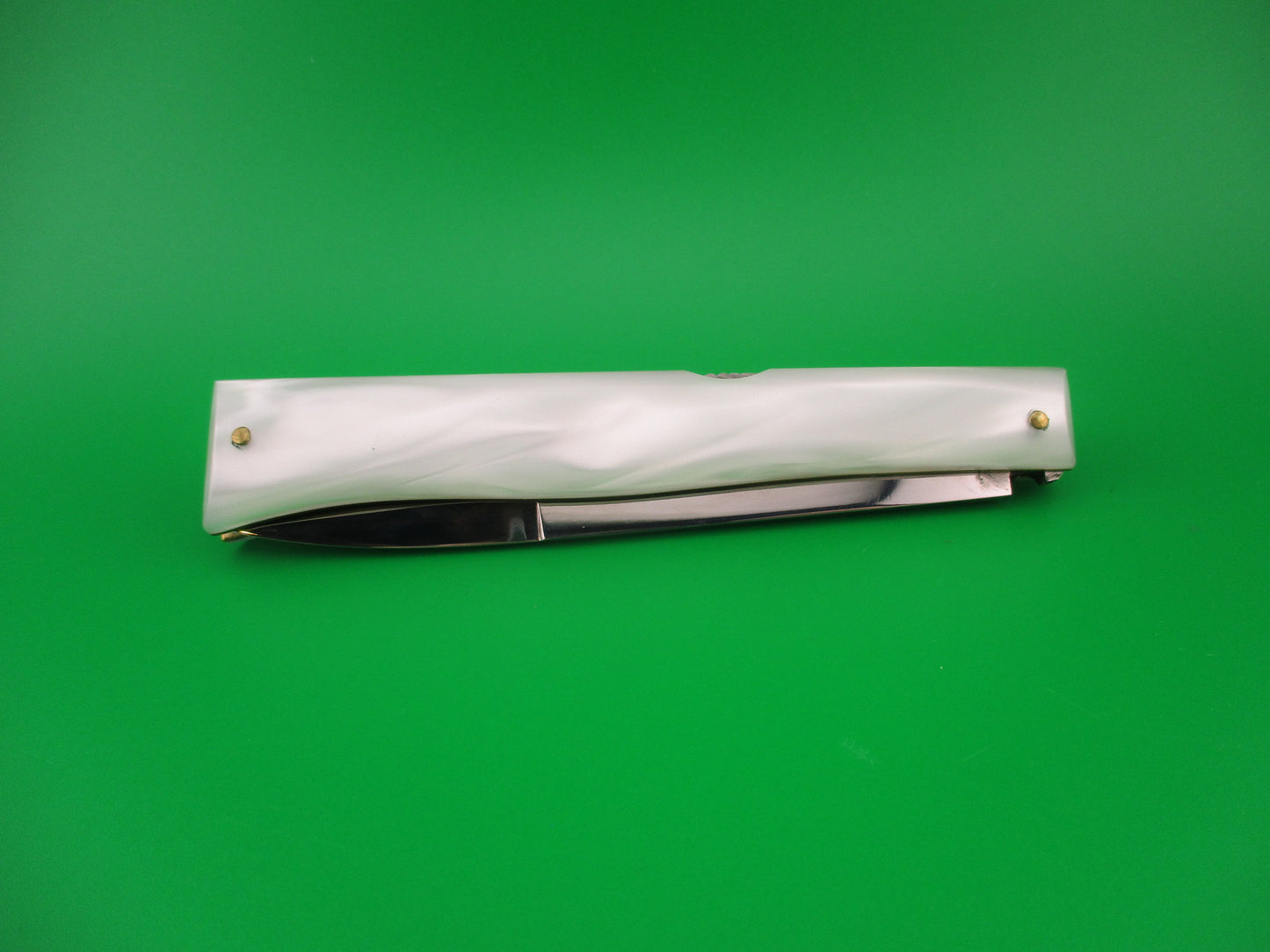 CEM 22cm Italian Lockback Pearlex Customized Pearlex automatic knife