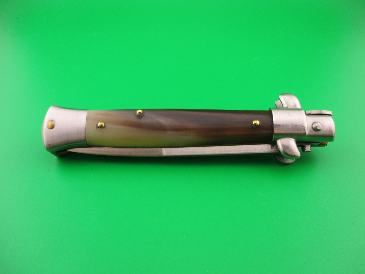 ARMANDO BELTRAME ITALY 22cm Italian Swivel bolster Red dot automatic knife