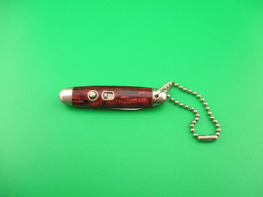 IMPERIAL USA Jackomatic Jr Keychain Switchblade 1950s knife with chain