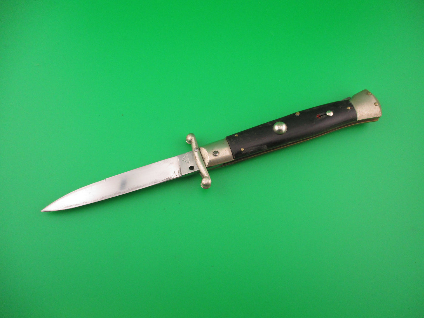 IRN Ich Rostenie PATENT 23cm Italian Swing Guard Horn Red Dot automatic knife