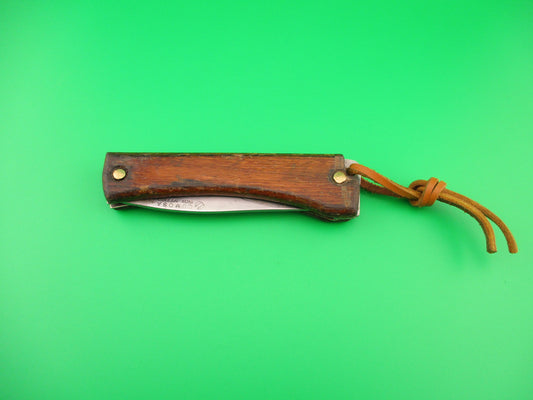 CUMOSA INOX MEXICO EDGE CO 20cm Wood handled lanyard pull automatic knife